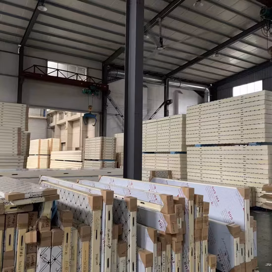 50mm/ 75mm/ 100mm/ 120mm PU/ EPS / Rockwool Sandwich Panel for Cold Room/Prefab House