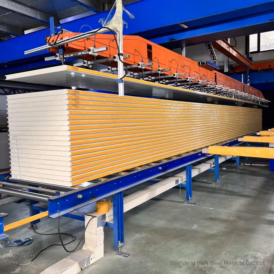 Low Price 30 40 50 80 100mm Polyurethane PIR/PUR/PU Foam Wall Metal Warehouse Building SIP Sandwich Panels